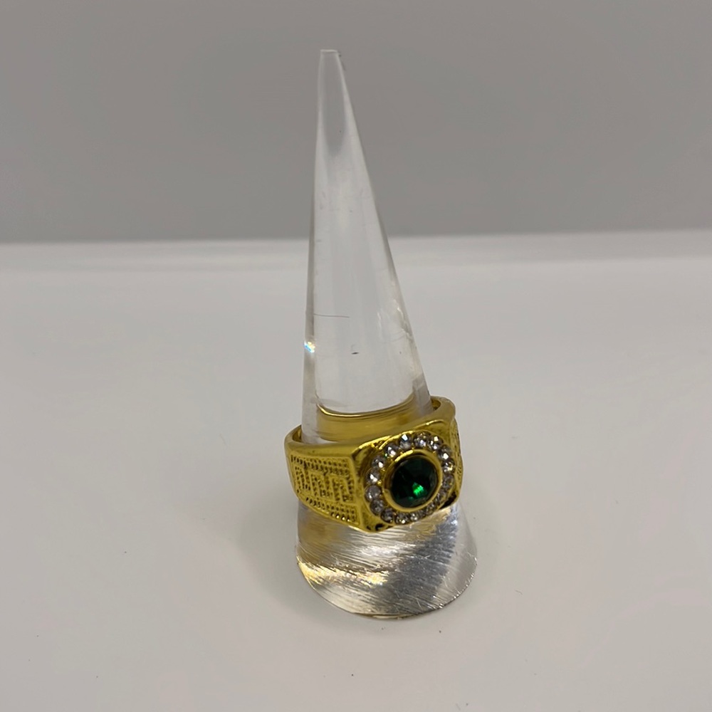 Men’s gold fashion ring punk gift costume jewelry design